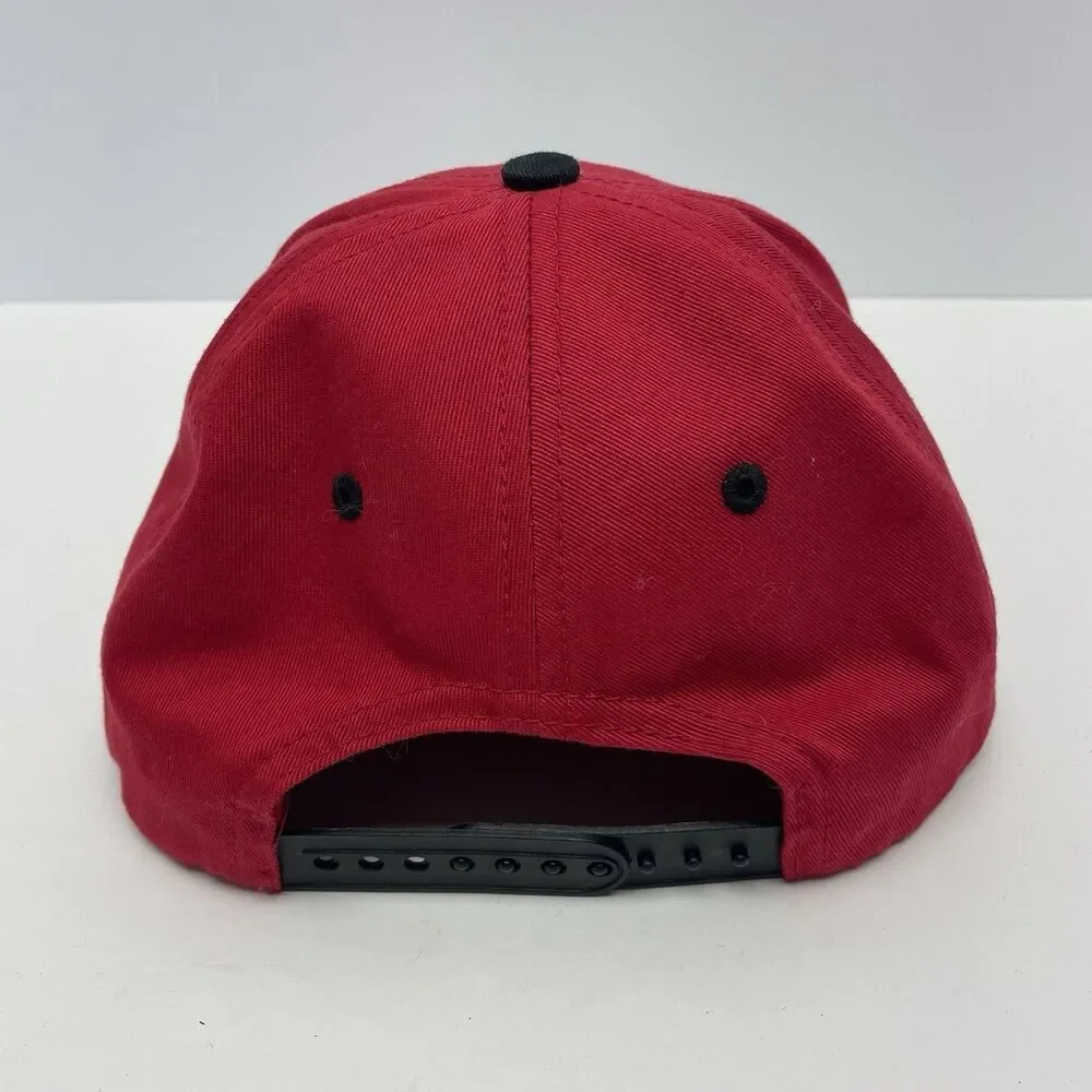 Disney Parks Hat Dead Men Tell No Tales Red Embroidered Snapback Youth Size